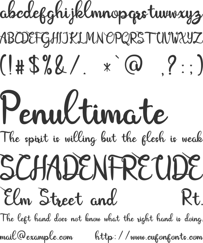 Amboeng font preview