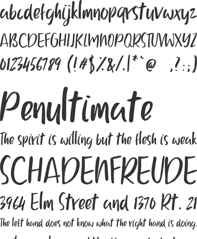 Ballystic font preview