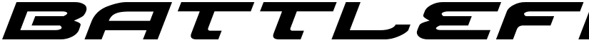 Battlefield Expanded Italic font