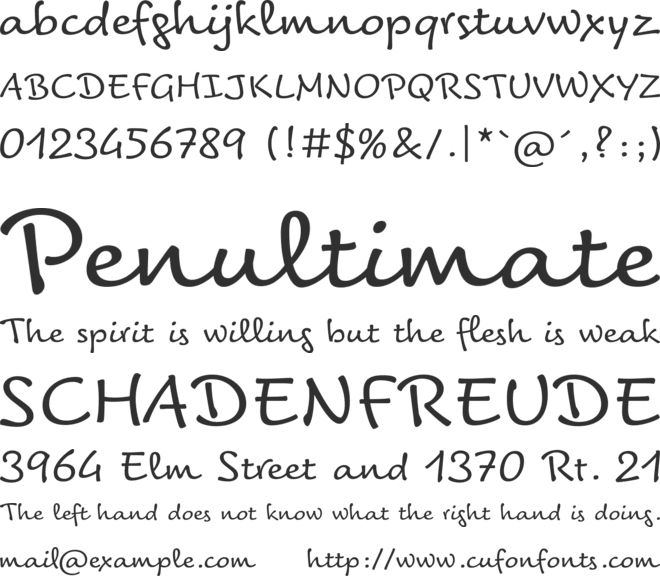 Tornac font preview