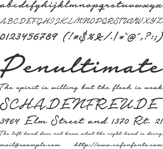 Notera 2 font preview