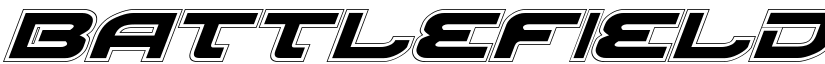Battlefield Pro Italic font