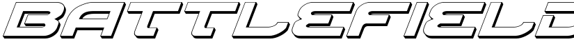 Battlefield Shadow Italic font