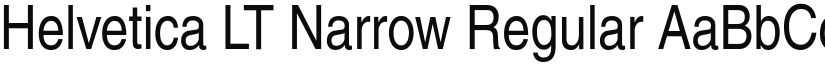Helvetica LT Narrow font download