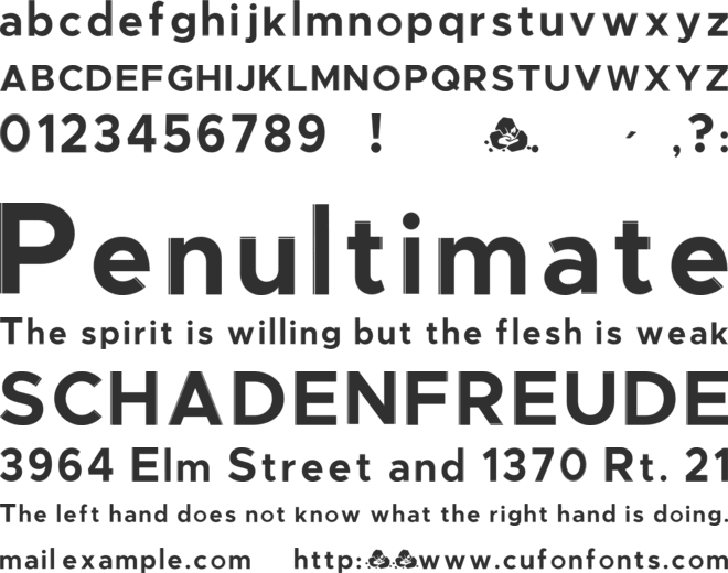 AmbienteSostenible font preview
