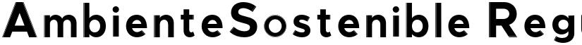 AmbienteSostenible Regular font