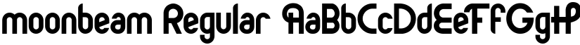 moonbeam Regular font