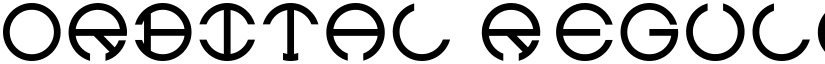 Orbital Regular font
