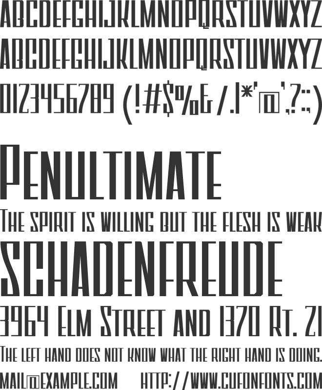 Nomz font preview
