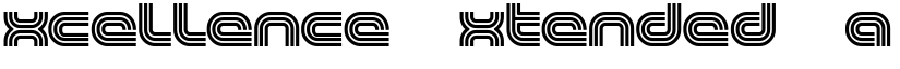 Excellence Extended font