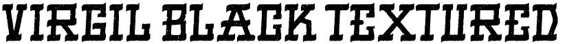 VIRGIL BLACK TEXTURED font