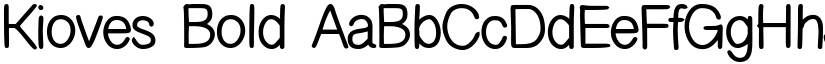 Kioves Bold font