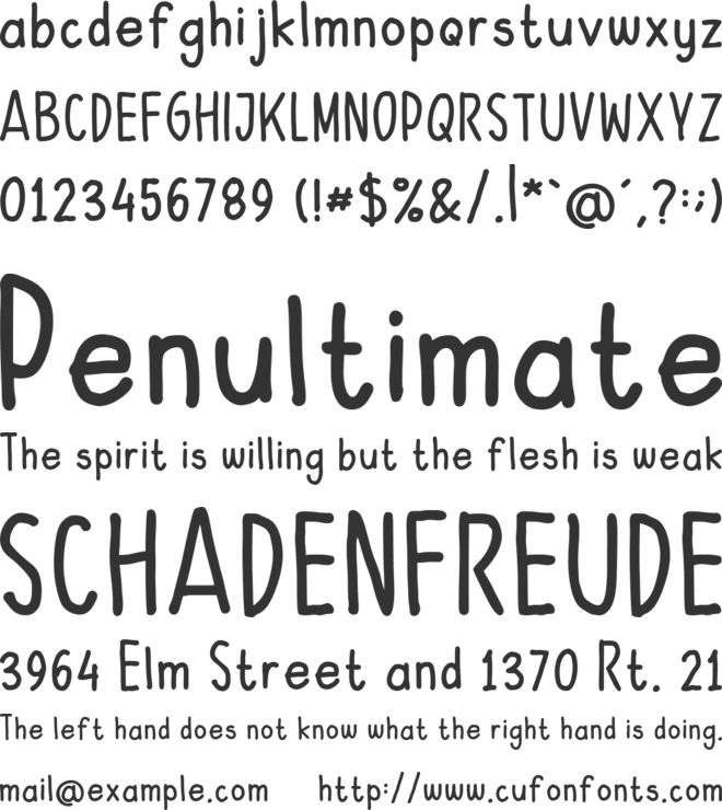 Rizkia Aisha font preview