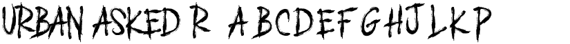 URBAN ASKED Regular font