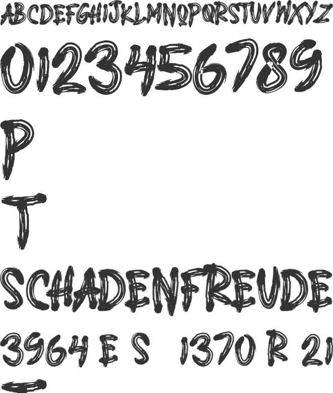 BIG GORILLA font preview