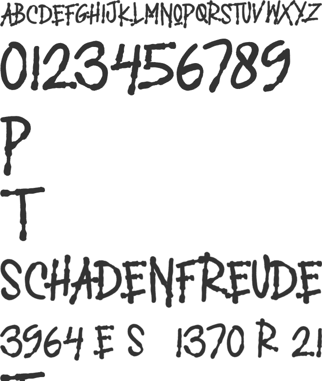 SPRAY BLACK font preview