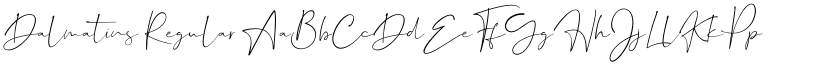 Dalmatins Regular font