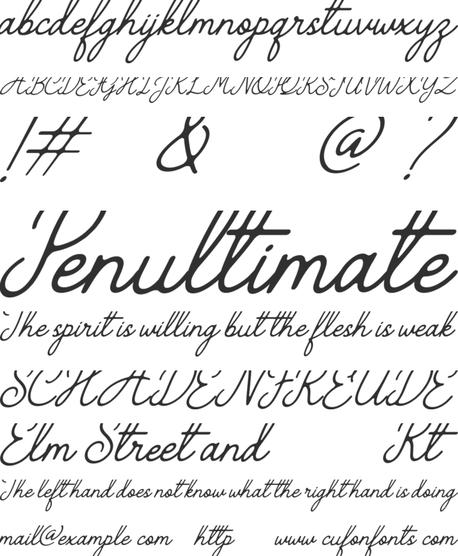 The Grateful 4 font preview