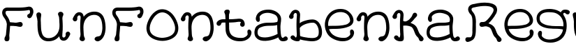 Fun Fontabenka Regular font