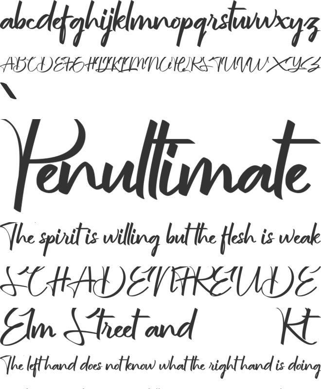 jullian font preview