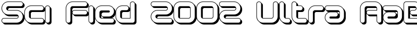 Sci Fied 2002 Ultra font