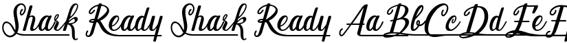 Shark Ready Shark Ready font