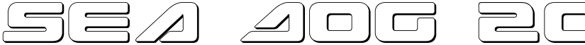 Sea Dog 2001 Shadow font