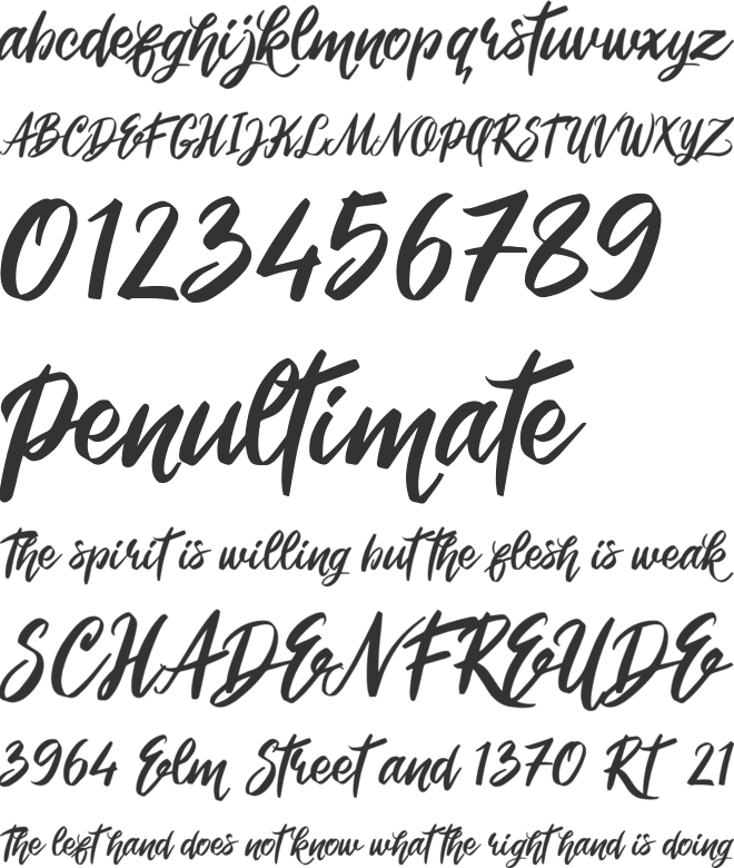 Roshida Valentines font preview