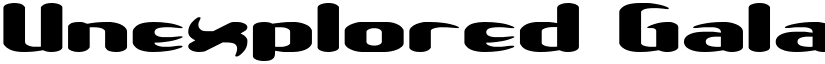 Unexplored Galaxies W -BRK- font