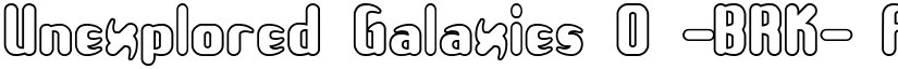 Unexplored Galaxies O -BRK- font