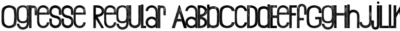 Ogresse Regular font
