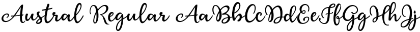 Austral Regular font