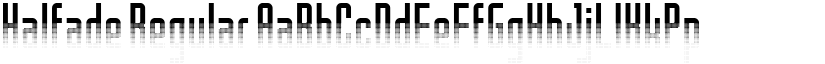 Halfade Regular font