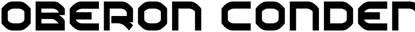 Oberon Condensed font