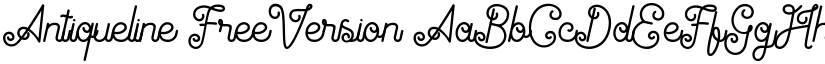 Antiqueline FreeVersion font