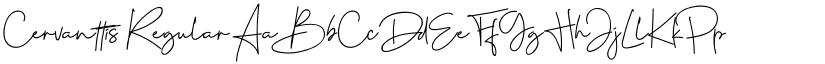 Cervanttis Regular font
