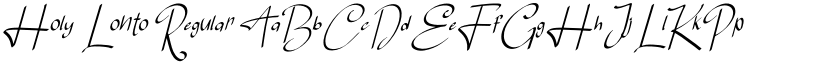 Holy Lonto font download