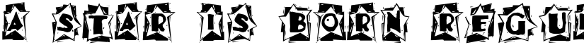 A Star is Born Regular font