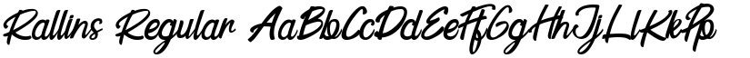 Rallins Regular font