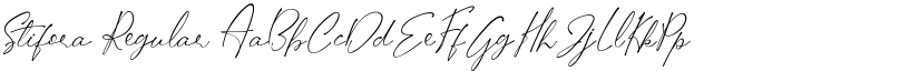 Stifora Regular font