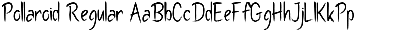 Pollaroid Regular font
