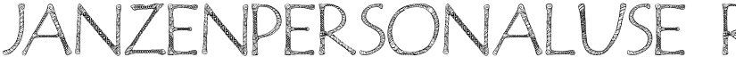 JanzenPersonalUse Regular font