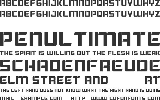 Lanix Ox font preview