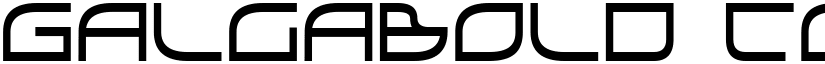 GalgaBold Condensed font