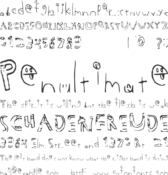 Funncoll font preview