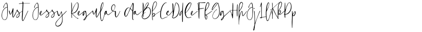 Just Jessy Regular font