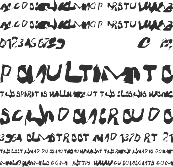 ooo font preview