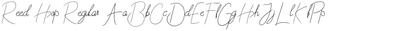 Reed Hop font download