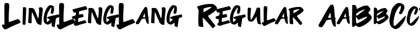 LingLengLang font download
