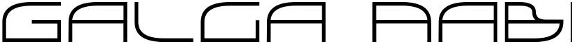 Galga font